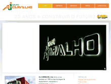 Tablet Screenshot of ajcarvalho.pt